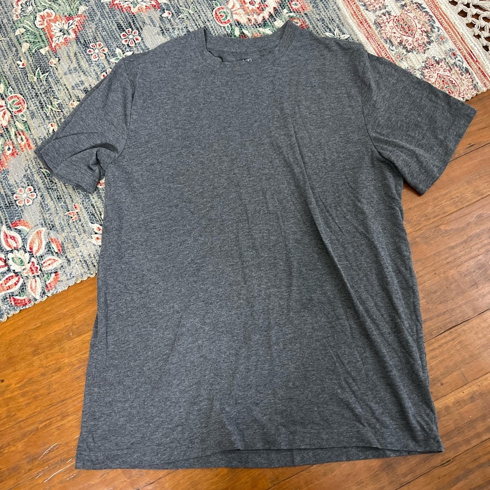 George gray round neck tee t-shirt